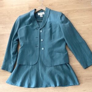teal suit size 14, Jones New York